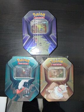 Pokemon Tin Set - Darkrai, Slaking and Tyranitar